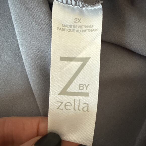 Z By Zella Women's Plus 2X Athletic Lightweight Camo Anorak Hoodie Zip Jacket - Picture 7 of 12